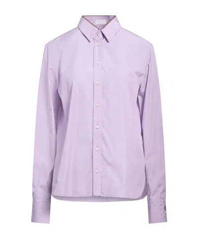 Brunello Cucinelli Solid-color Shirt In Lilac