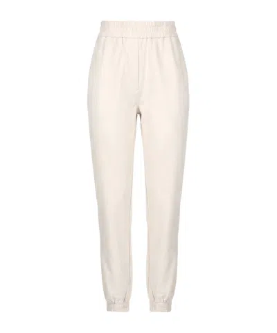 Brunello Cucinelli Solid-color Sweatpants In Neutral