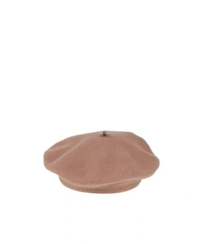 Brunello Cucinelli Solid-color Wool Beret In Pink