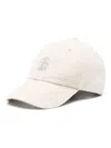 BRUNELLO CUCINELLI SOLOMEI-EMBROIDERED CAP