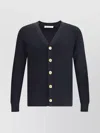 Brunello Cucinelli Sophisticated Ribbed Cardigan With V-neck