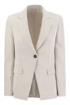 BRUNELLO CUCINELLI SOPHISTICATED SPRING SARTORIAL JACKET FOR WOMEN