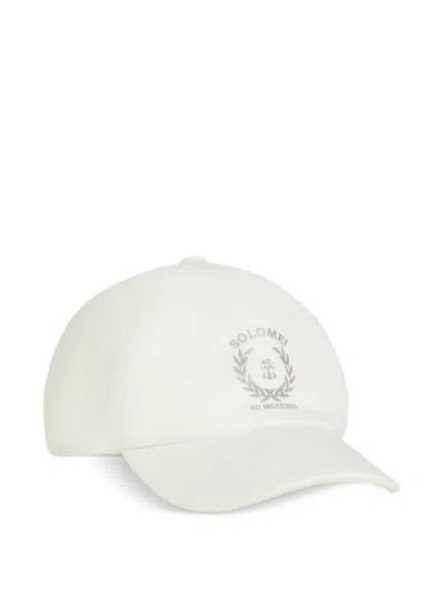 Brunello Cucinelli Kids' Sparking-print Baseball Cap In White