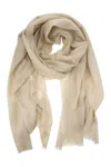 Brunello Cucinelli Sparkling Cashmere And Silk Scarf