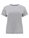 Brunello Cucinelli Sparkling T-shirts In Blue
