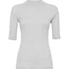 Brunello Cucinelli Sparkling Cashmere Sweater In Gray