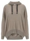 Brunello Cucinelli Beige Sparkling Hoodie