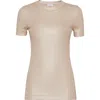 Brunello Cucinelli Sparkling Jersey T-shirt In Neutral