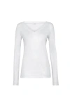 Brunello Cucinelli Sparkling Jersey T-shirt In White