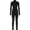 Brunello Cucinelli Sparkling Jumpsuit With Monili In Black