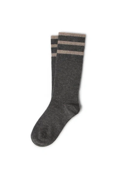Brunello Cucinelli Sparkling Knit Socks In Black