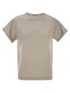 Brunello Cucinelli Cashmere Pullover Woman Sweater Beige Size L Cashmere In Ice