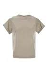Brunello Cucinelli Cashmere Pullover Woman Sweater Beige Size L Cashmere In Ice