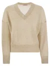 BRUNELLO CUCINELLI SPARKLING MOHAIR AND WOOL SWEATER