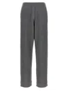 Brunello Cucinelli Ribbed Texture Elastic Waistband Shimmering Finish Trousers