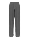 Brunello Cucinelli Ribbed Texture Elastic Waistband Shimmering Finish Trousers