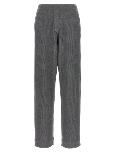 BRUNELLO CUCINELLI SPARKLING PANTS GRAY