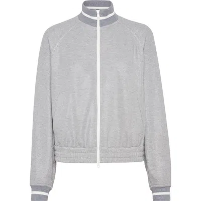 BRUNELLO CUCINELLI BRUNELLO CUCINELLI SPARKLING PIQUÉ SWEATSHIRT