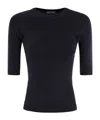 Brunello Cucinelli Sparkling Ribbed Cashmere Sweater In Black
