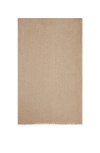 Brunello Cucinelli Frayed-edge Cashmere-blend Scarf In Walnut