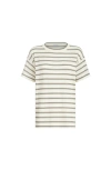 Brunello Cucinelli Sparkling Stripe T-shirt In Neutral