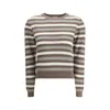 Brunello Cucinelli Women Sparkling Striped Sweater