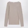 Brunello Cucinelli Sparkling Striped Sweater In Cashmere And Silk Women