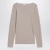 Brunello Cucinelli Sparkling Striped Sweater In Cashmere And Silk Women