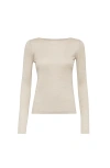 Brunello Cucinelli Cashmere And Silk-blend Sweater In Neutral