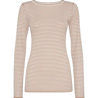 Brunello Cucinelli Sparkling Sweater In Beige