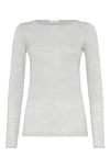 Brunello Cucinelli Cashmere Basic Crewneck Sweater In Pebble