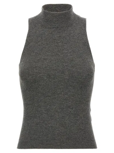 BRUNELLO CUCINELLI SPARKLING TOPS GRAY