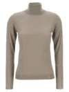 Brunello Cucinelli Sparkling Sweaters And Cardigans Beige