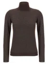 Brunello Cucinelli Shimmering High-neck Knit Sweater