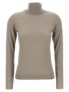 Brunello Cucinelli Sparkling Cashmere And Silk Lightweight Turtleneck Sweater