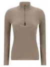 Brunello Cucinelli Beige Wool Knit Turtleneck Sweater In Neutral