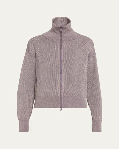 BRUNELLO CUCINELLI SPARKLY ZIP JACKET