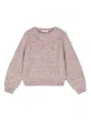 Brunello Cucinelli Speckle-knit Sweater In Pink
