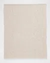Brunello Cucinelli Speckled Lightweight Linen Scarf In Neutral
