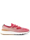 Brunello Cucinelli Speckled Low-top Sneakers In Red