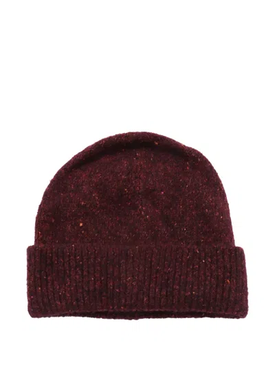 Brunello Cucinelli Speckled Wool Beanie In Neutral