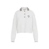 Brunello Cucinelli Sport Club Pullover With White Cashmere In White