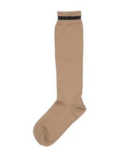 Pre-owned Brunello Cucinelli Sports Club Socks In Brown