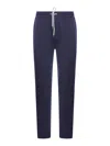 Brunello Cucinelli Jersey Jogging Pants In Blue
