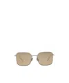 Brunello Cucinelli Square Frame Sunglasses In Nude