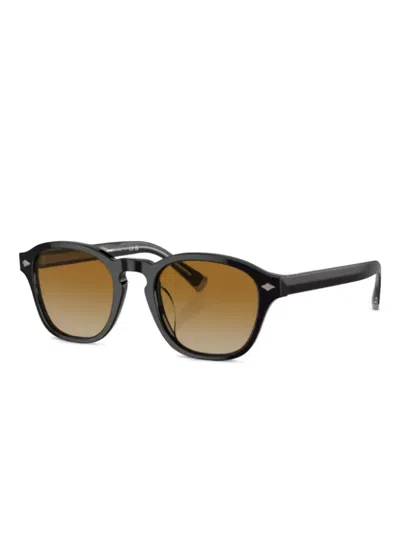 Brunello Cucinelli Square-frame Sunglasses In Black