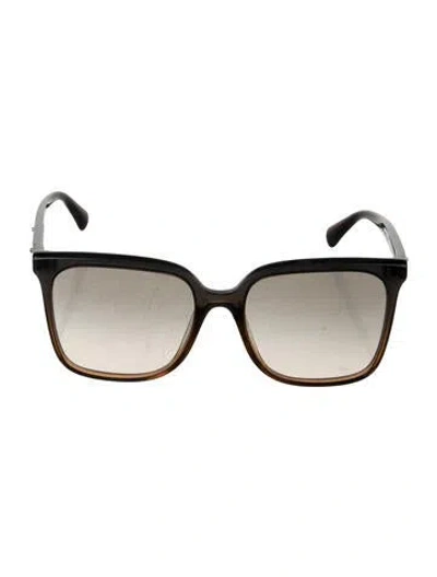 Pre-owned Brunello Cucinelli Square Gradient Sunglasses In Brown