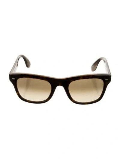 Pre-owned Brunello Cucinelli Square Gradient Sunglasses In Neutral