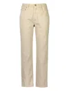 Brunello Cucinelli Square Jeans In Neutral