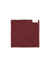 Brunello Cucinelli Square Pocket Square In Red